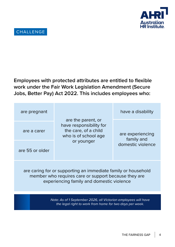 Ensuring fairness A4_4