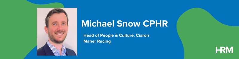 Michael Snow CPHR, Head of People & Culture, Ciaron Maher Racing